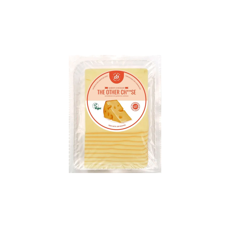 Queso vegetal en láminas sabor ahumado 200g