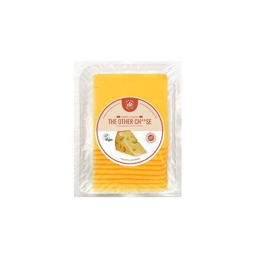 Queso vegetal en láminas sabor cheddar 350 gr