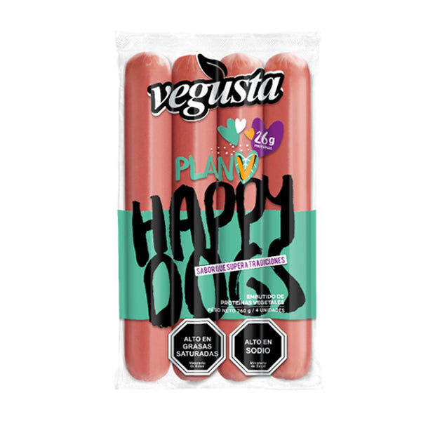 Salchicha happy dog vegusta 4uni 260gr
